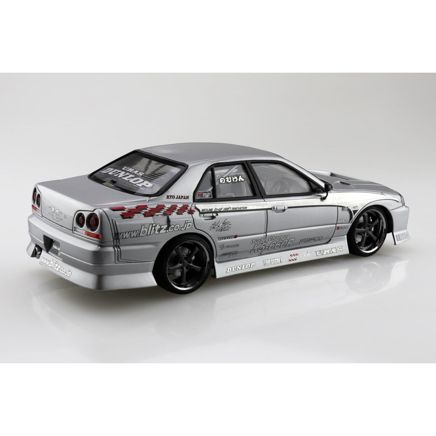 【新品即納】[PTM] (再販) ザ・チューンドカー No.20 1/24 URAS 2002 D1Specレプリカ ER34 スカイライン '01(ニッサン) プラモデル(068779) アオシマ(20251031)