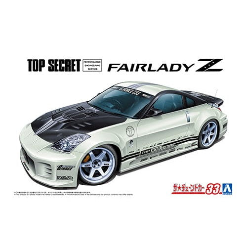 【新品即納】[PTM] (再販) ザ・チューンドカー No.33 1/24 トップシークレット Z33フェアレディZ '05(ニッサン) プラモデル(069516) アオシマ(20251031)