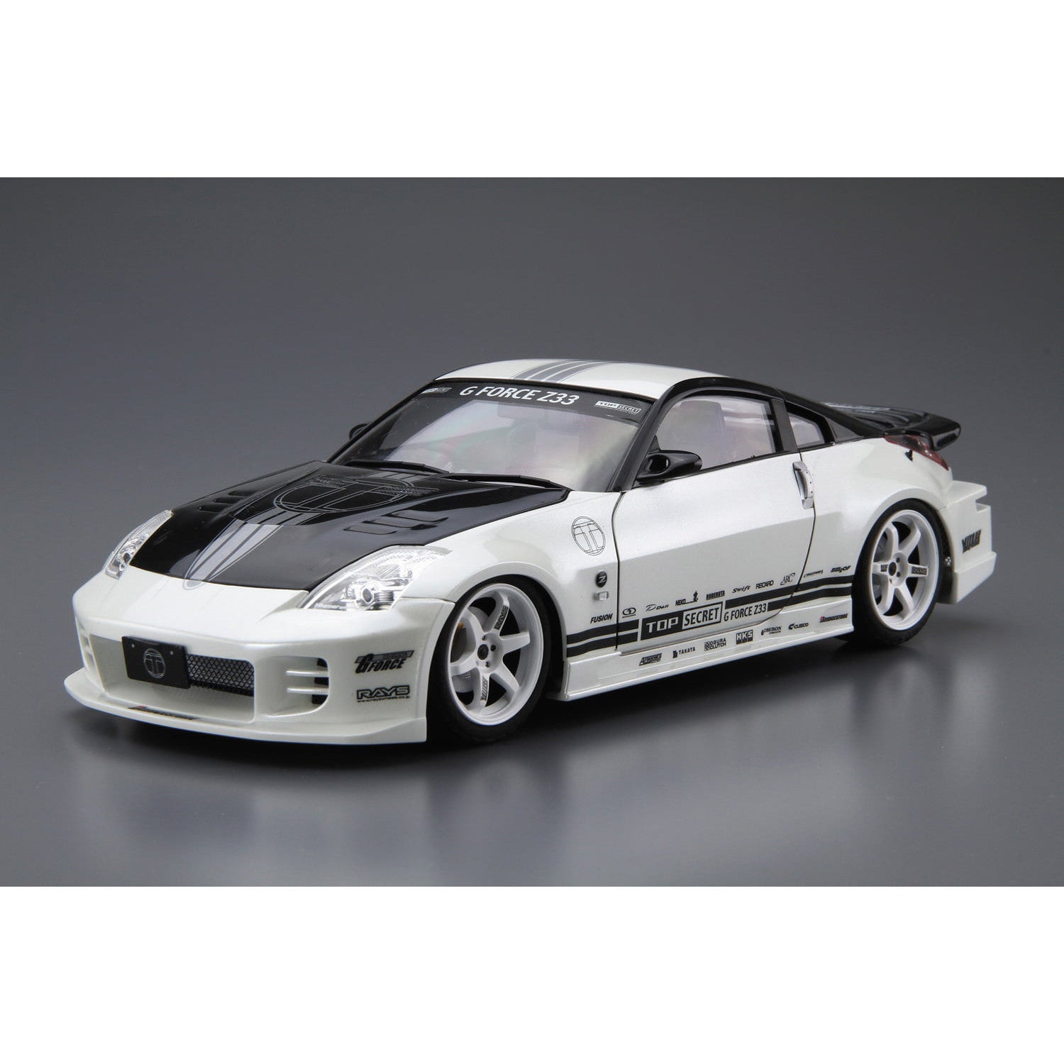 【新品即納】[PTM] (再販) ザ・チューンドカー No.33 1/24 トップシークレット Z33フェアレディZ '05(ニッサン) プラモデル(069516) アオシマ(20251031)