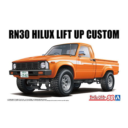 【新品】【お取り寄せ】[PTM] (再販) ザ・チューンドカー No.90 1/24 RN30 ハイラックス リフトアップ カスタム '78(トヨタ) プラモデル(068496) アオシマ(20251016)