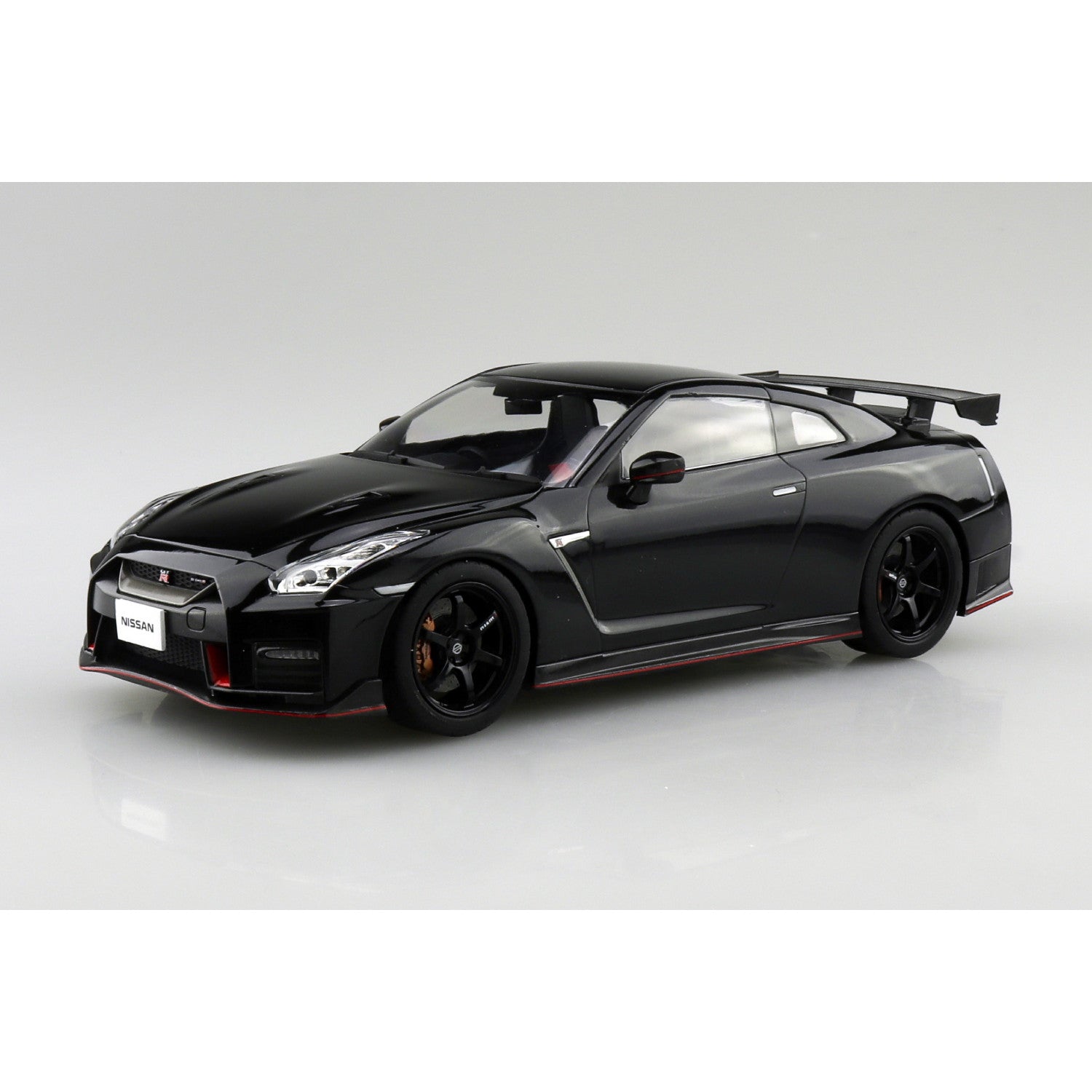 【新品即納】[PTM] 楽プラ スナップカー No.05-MB 1/24 R35 NISSAN GT-R NISMO 2017 メテオフレークブラックパール プラモデル(067871) アオシマ(20251017)