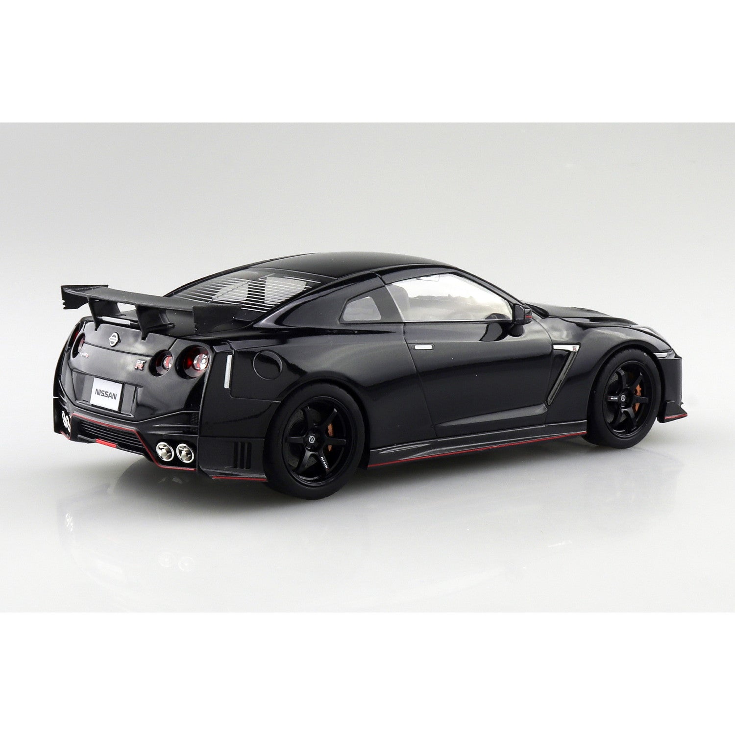 【新品即納】[PTM] 楽プラ スナップカー No.05-MB 1/24 R35 NISSAN GT-R NISMO 2017 メテオフレークブラックパール プラモデル(067871) アオシマ(20251017)