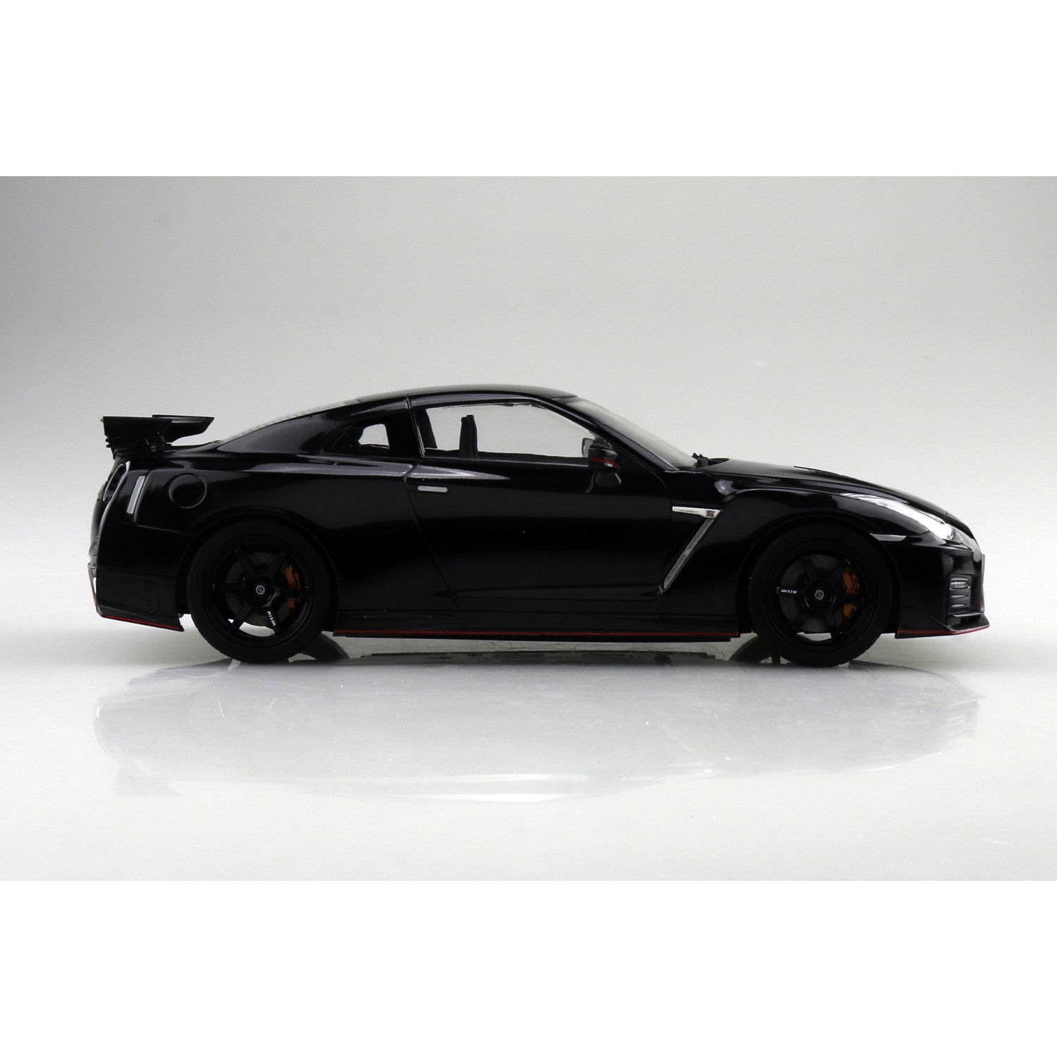 【新品即納】[PTM] 楽プラ スナップカー No.05-MB 1/24 R35 NISSAN GT-R NISMO 2017 メテオフレークブラックパール プラモデル(067871) アオシマ(20251017)