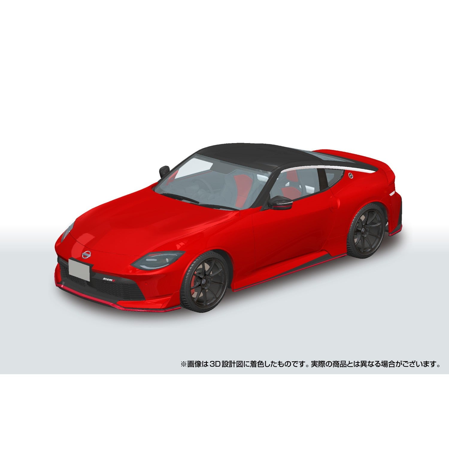 【新品即納】[PTM] 楽プラ スナップカー No.06-CR 1/24 RZ34 フェアレディZ NISMO 2024 カーマインレッド プラモデル(068403) アオシマ(20251218)