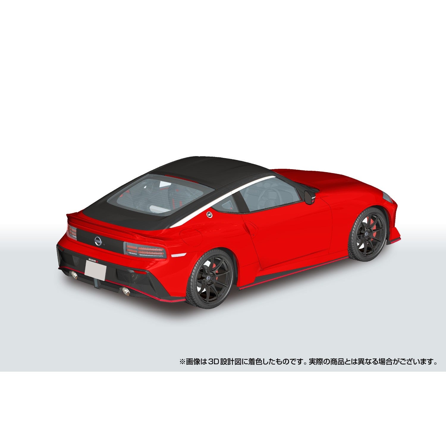 【新品即納】[PTM] 楽プラ スナップカー No.06-CR 1/24 RZ34 フェアレディZ NISMO 2024 カーマインレッド プラモデル(068403) アオシマ(20251218)