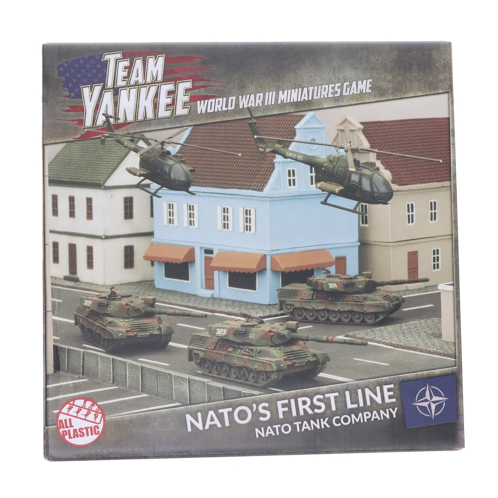 【中古即納】[PTM] Team Yankee: 1/100 NATO's Front Line NATO Tank Company プラモデル Battlefront Miniatures(19991231)