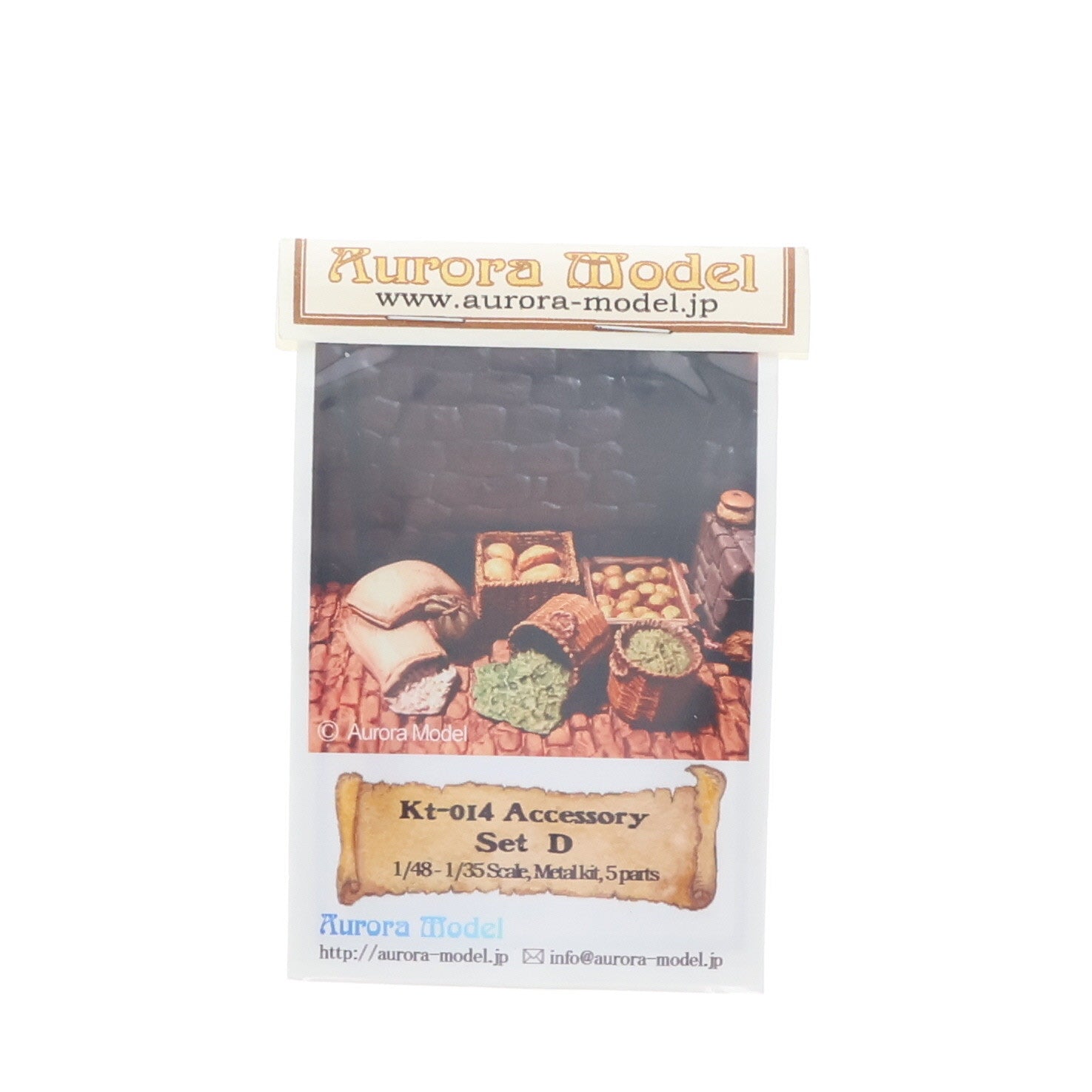 【中古即納】[PTM] KT-014 1/32 1/48 Accessory Set D(アクセサリーセットD) ホワイトメタルトキット プラモデル用アクセサリ オーロラモデル(Aurora Model)(19991231)