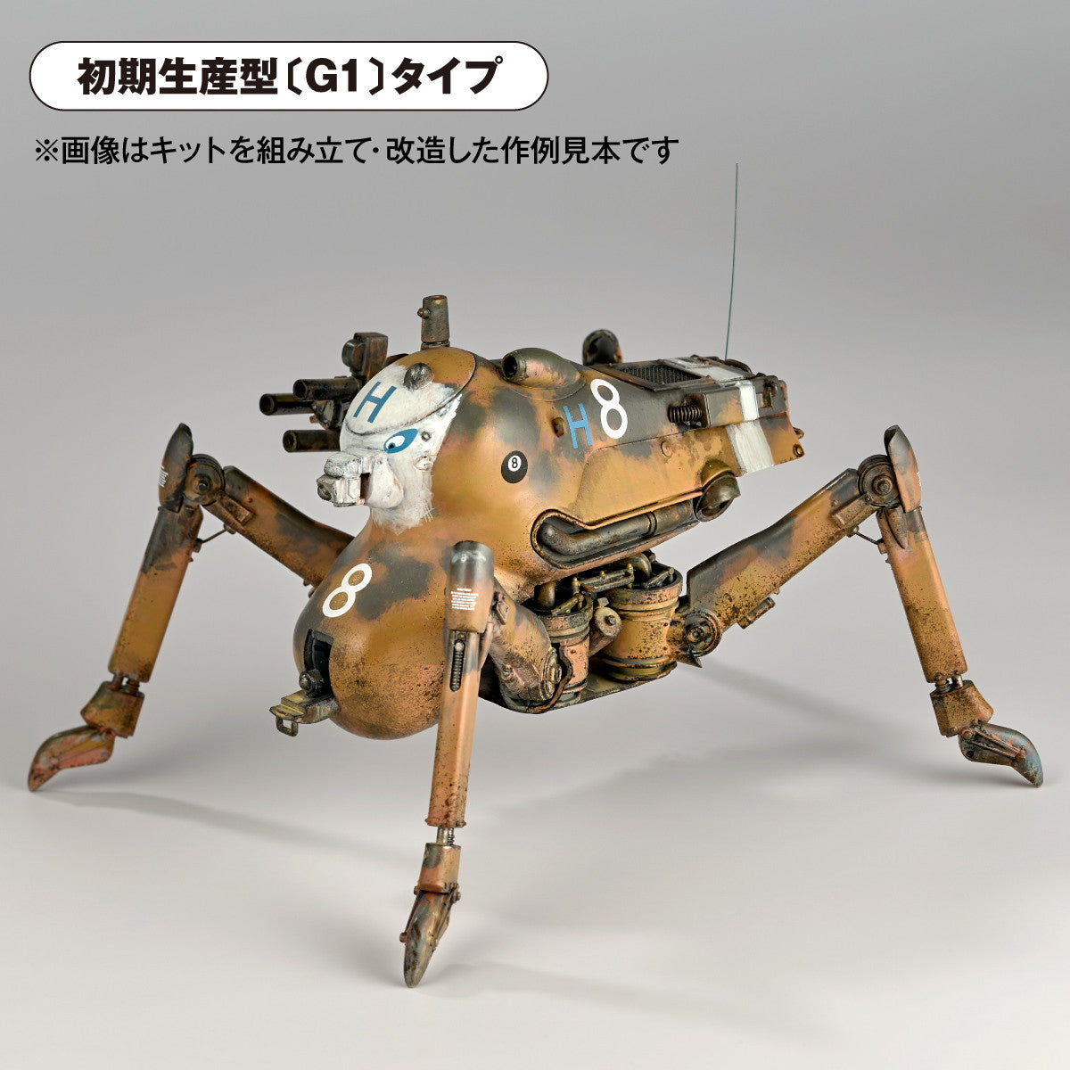 【新品即納】[PTM] ARTPLA 1/35 グラジエーターG1/G2&スマイルエディ・アムゼル Ma.K. マシーネンクリーガー プラモデル(AP049) 海洋堂(20250930)