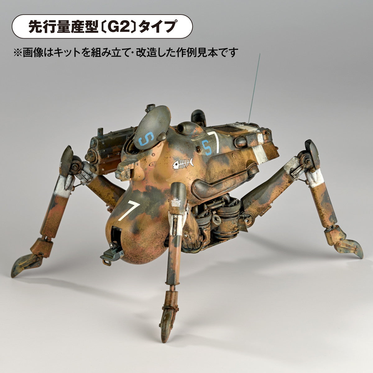 【新品即納】[PTM] ARTPLA 1/35 グラジエーターG1/G2&スマイルエディ・アムゼル Ma.K. マシーネンクリーガー プラモデル(AP049) 海洋堂(20250930)
