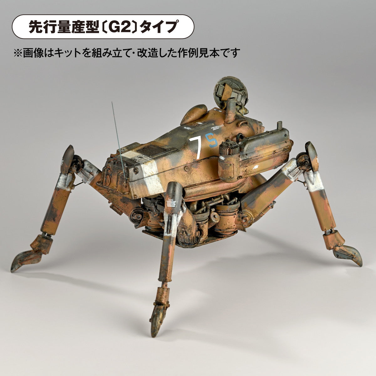 【新品即納】[PTM] ARTPLA 1/35 グラジエーターG1/G2&スマイルエディ・アムゼル Ma.K. マシーネンクリーガー プラモデル(AP049) 海洋堂(20250930)
