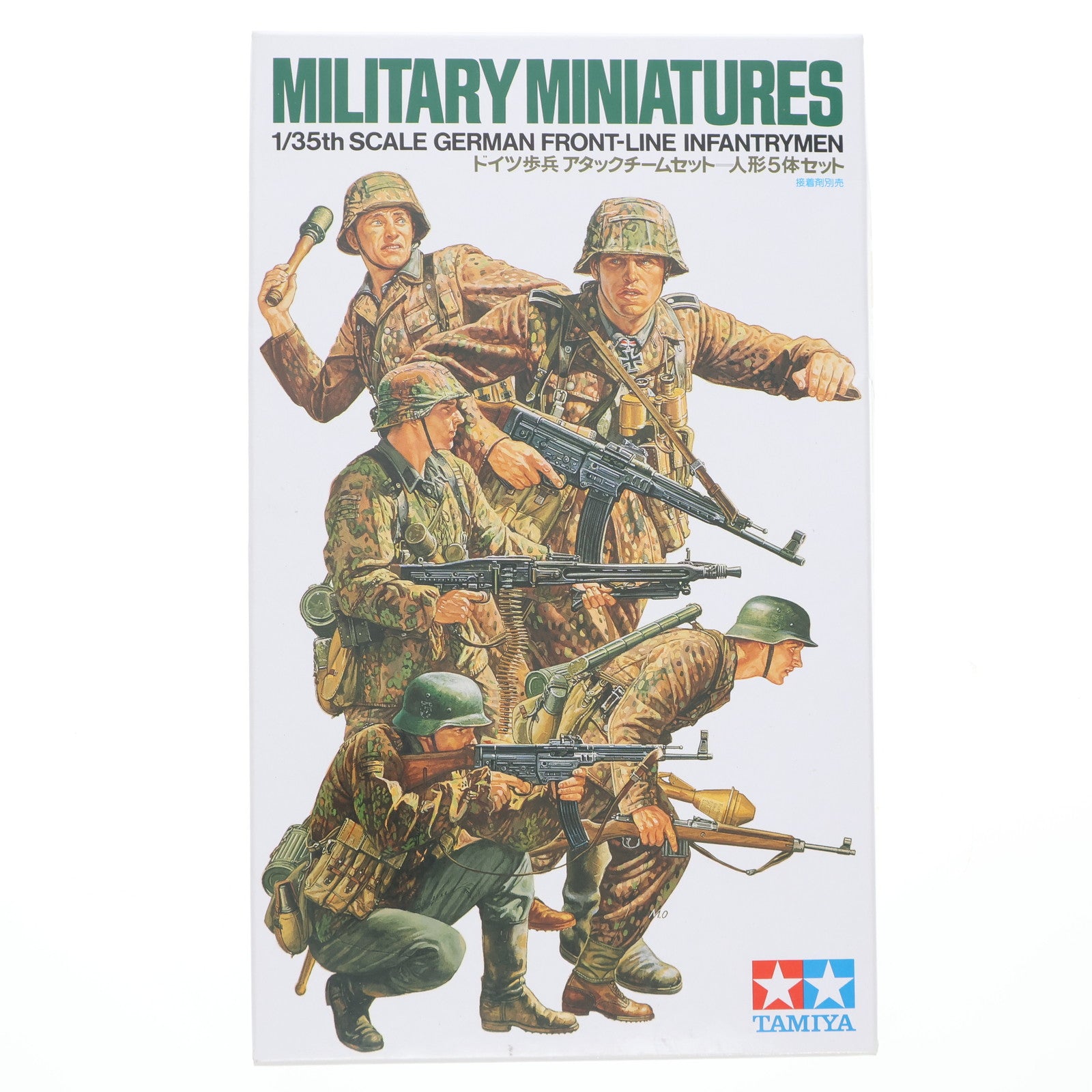 【中古即納】[PTM] ミリタリーミニチュアシリーズ No.196 1/35 MM ドイツアタックチーム プラモデル(35196) タミヤ(19991231)
