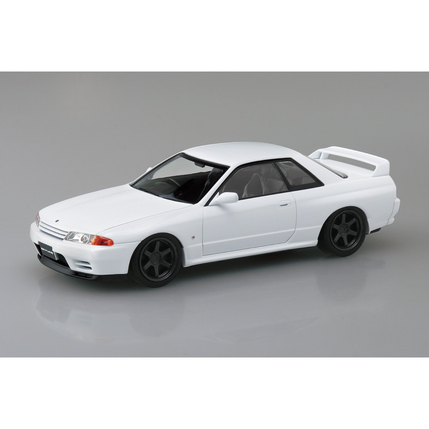 【新品即納】[PTM] 楽プラ スナップキット No.14CU-CW 1/32 ニッサン R32スカイラインGT-R カスタムホイール(クリスタルホワイト) プラモデル(202883) アオシマ(20251129)