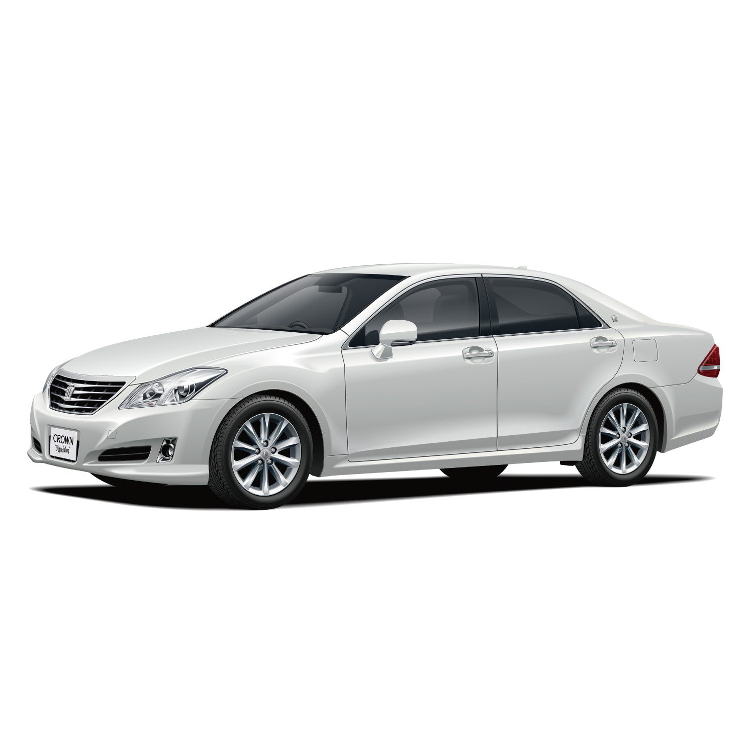 【新品即納】[PTM] ザ・モデルカー No.142 1/24 トヨタ GRS202 クラウン ロイヤルサルーン '08/'10 プラモデル(202654) アオシマ(20251009)