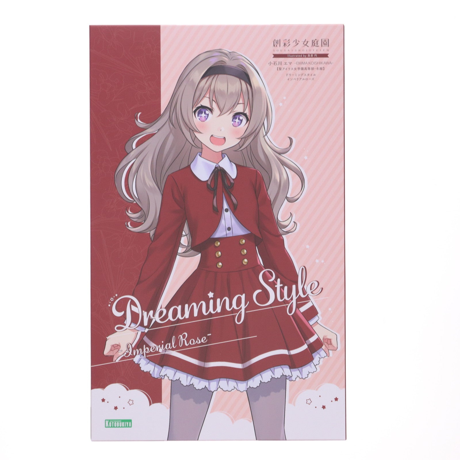 【中古即納】[PTM] 背景シート付属 コトブキヤショップ限定 創彩少女庭園 1/10 小石川エマ【聖アイリス女学園高等部・冬服】ドリーミングスタイル インペリアルローズ(こいしかわえま) プラモデル(JK063) コトブキヤ(20250619)