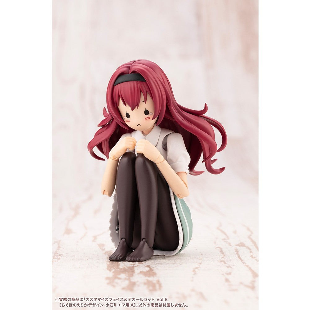 【新品】【お取り寄せ】[PTM] 創彩少女庭園 1/10 カスタマイズフェイス&デカールセット Vol.8【らぐほのえりかデザイン 小石川エマ用A】(こいしかわえま) プラモデル用アクセサリ(JK072) コトブキヤ(20251128)