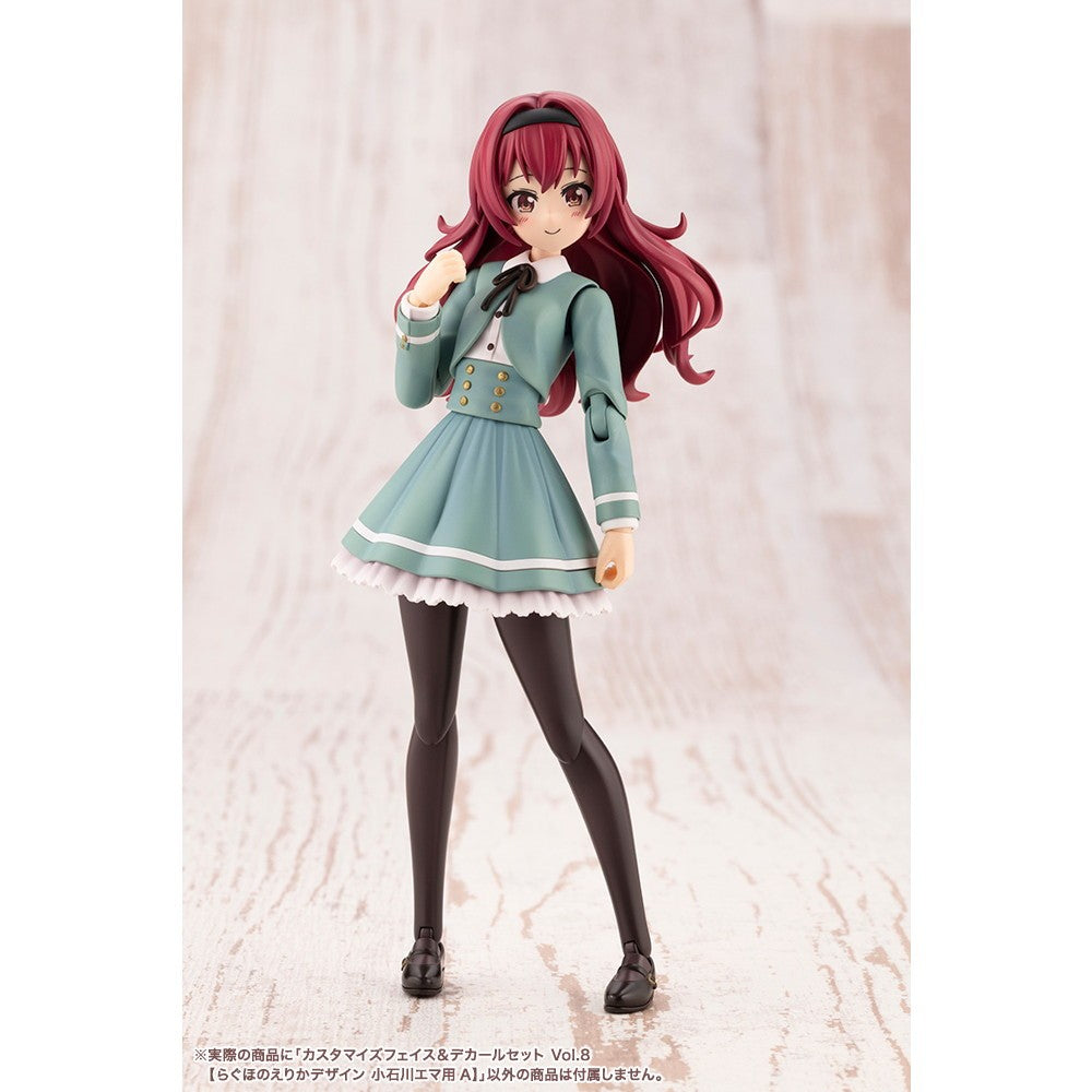 【新品】【お取り寄せ】[PTM] 創彩少女庭園 1/10 カスタマイズフェイス&デカールセット Vol.8【らぐほのえりかデザイン 小石川エマ用A】(こいしかわえま) プラモデル用アクセサリ(JK072) コトブキヤ(20251128)