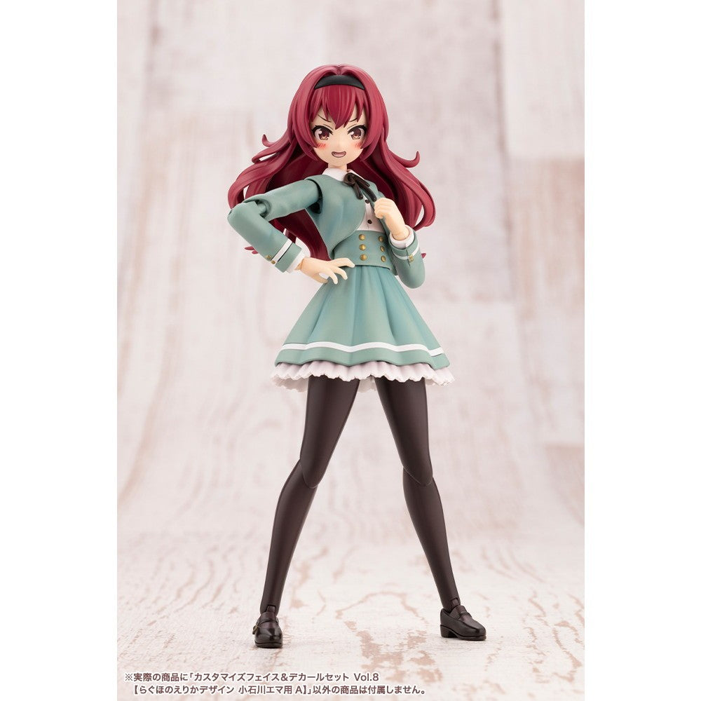 【新品】【お取り寄せ】[PTM] 創彩少女庭園 1/10 カスタマイズフェイス&デカールセット Vol.8【らぐほのえりかデザイン 小石川エマ用A】(こいしかわえま) プラモデル用アクセサリ(JK072) コトブキヤ(20251128)