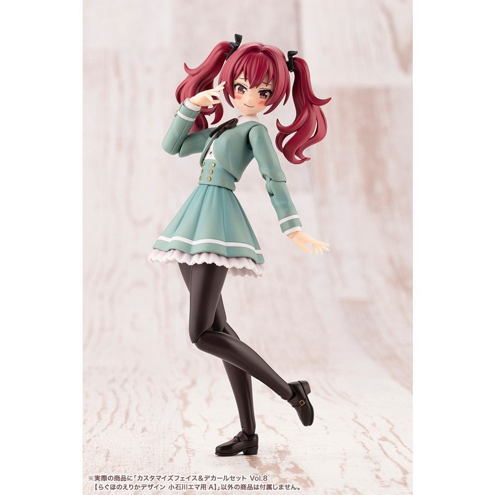 【新品】【お取り寄せ】[PTM] 創彩少女庭園 1/10 カスタマイズフェイス&デカールセット Vol.8【らぐほのえりかデザイン 小石川エマ用A】(こいしかわえま) プラモデル用アクセサリ(JK072) コトブキヤ(20251128)