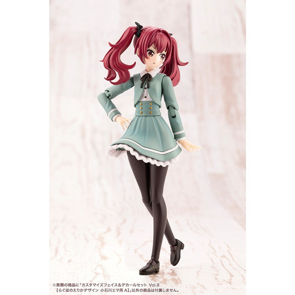 【新品】【お取り寄せ】[PTM] 創彩少女庭園 1/10 カスタマイズフェイス&デカールセット Vol.8【らぐほのえりかデザイン 小石川エマ用A】(こいしかわえま) プラモデル用アクセサリ(JK072) コトブキヤ(20251128)