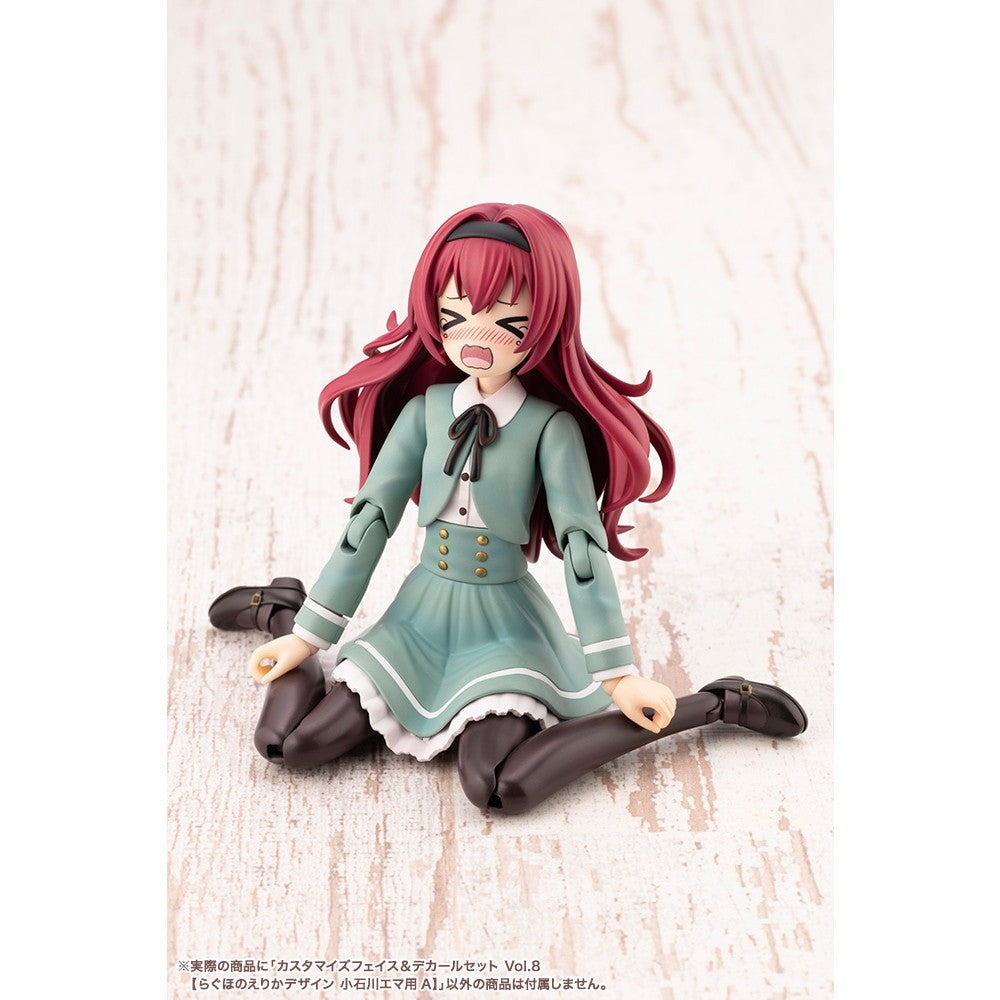 【新品】【お取り寄せ】[PTM] 創彩少女庭園 1/10 カスタマイズフェイス&デカールセット Vol.8【らぐほのえりかデザイン 小石川エマ用A】(こいしかわえま) プラモデル用アクセサリ(JK072) コトブキヤ(20251128)