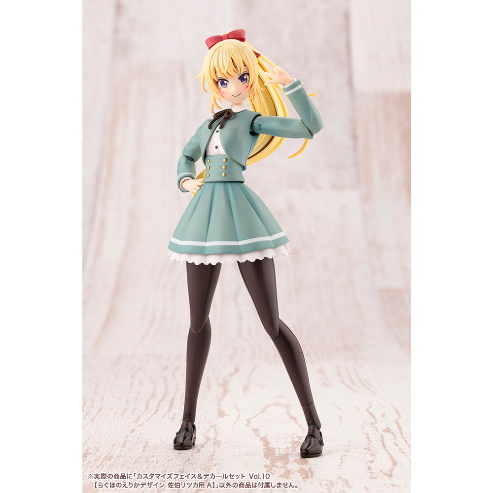 【新品即納】[PTM] 創彩少女庭園 1/10 カスタマイズフェイス&デカールセット Vol.10【らぐほのえりかデザイン 佐伯リツカ用A】(さえきりつか) プラモデル用アクセサリ(JK074) コトブキヤ(20251128)