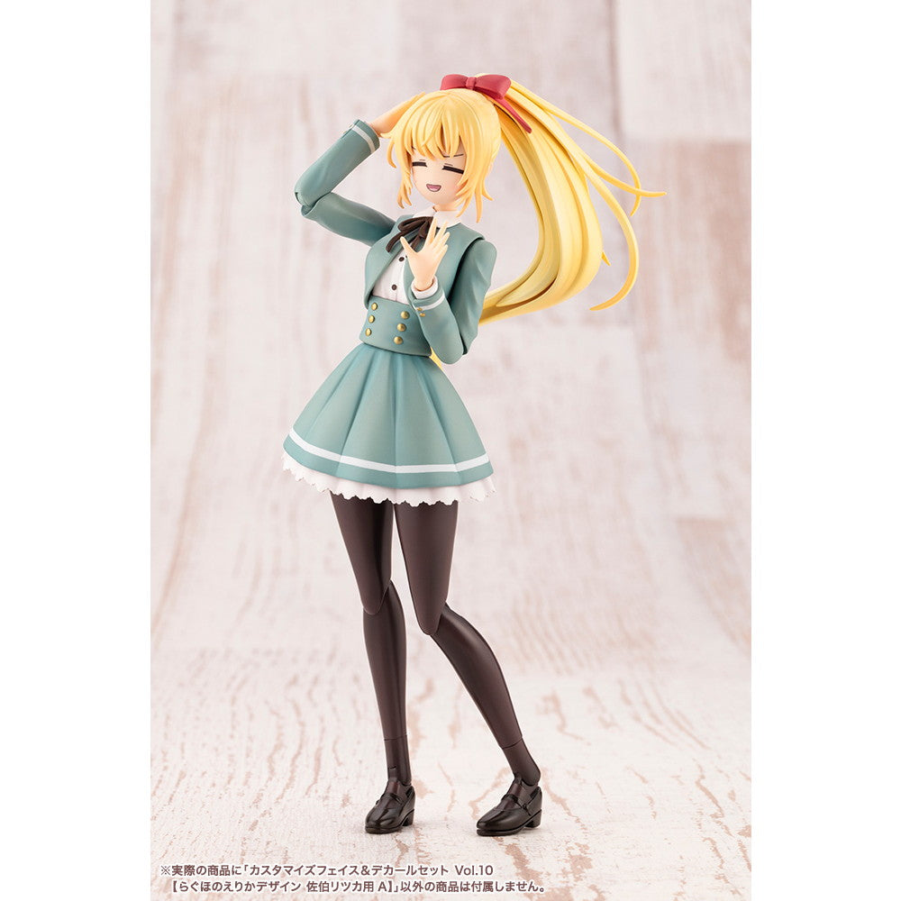 【新品即納】[PTM] 創彩少女庭園 1/10 カスタマイズフェイス&デカールセット Vol.10【らぐほのえりかデザイン 佐伯リツカ用A】(さえきりつか) プラモデル用アクセサリ(JK074) コトブキヤ(20251128)