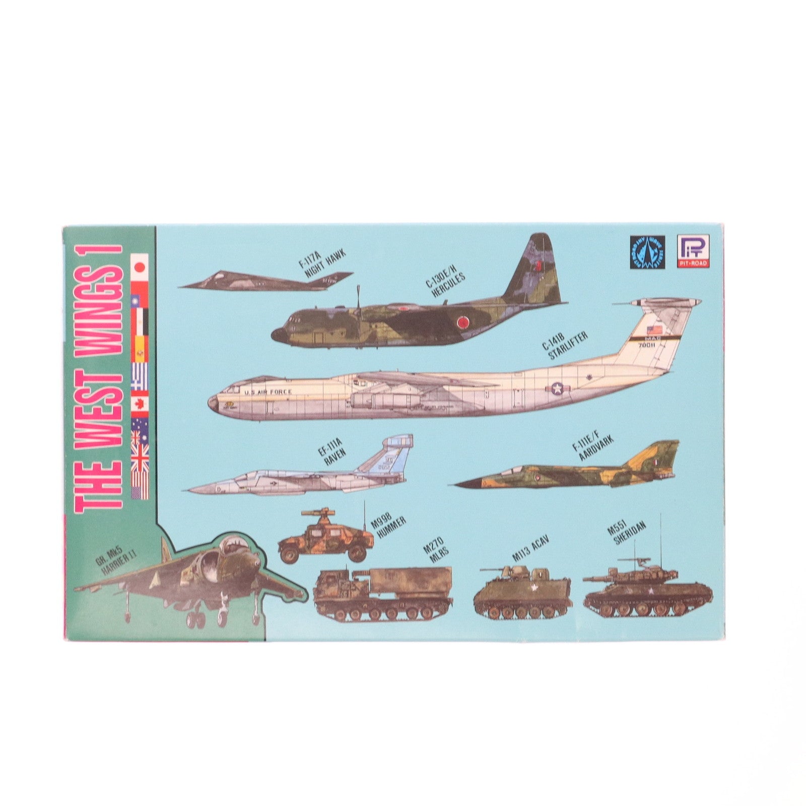 【中古即納】[PTM] スカイウェーブシリーズ 1/700 ザ ウェスト・ウィングス 1 プラモデル(S07) ピットロード(20170317)