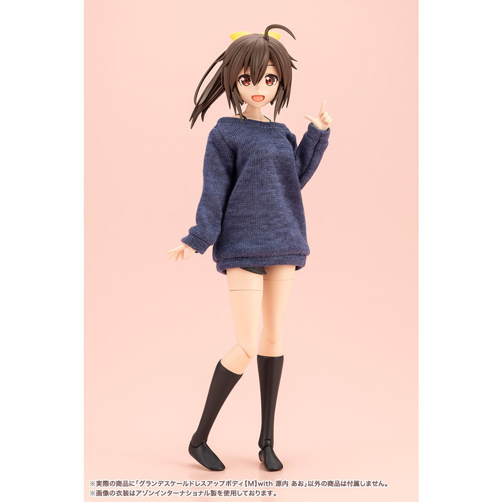 【中古即納】[PTM] 創彩少女庭園 グランデスケールドレスアップボディ【M】with 源内あお(げんないあお) フレームアームズ・ガール プラモデル(JK075) コトブキヤ(20251226)
