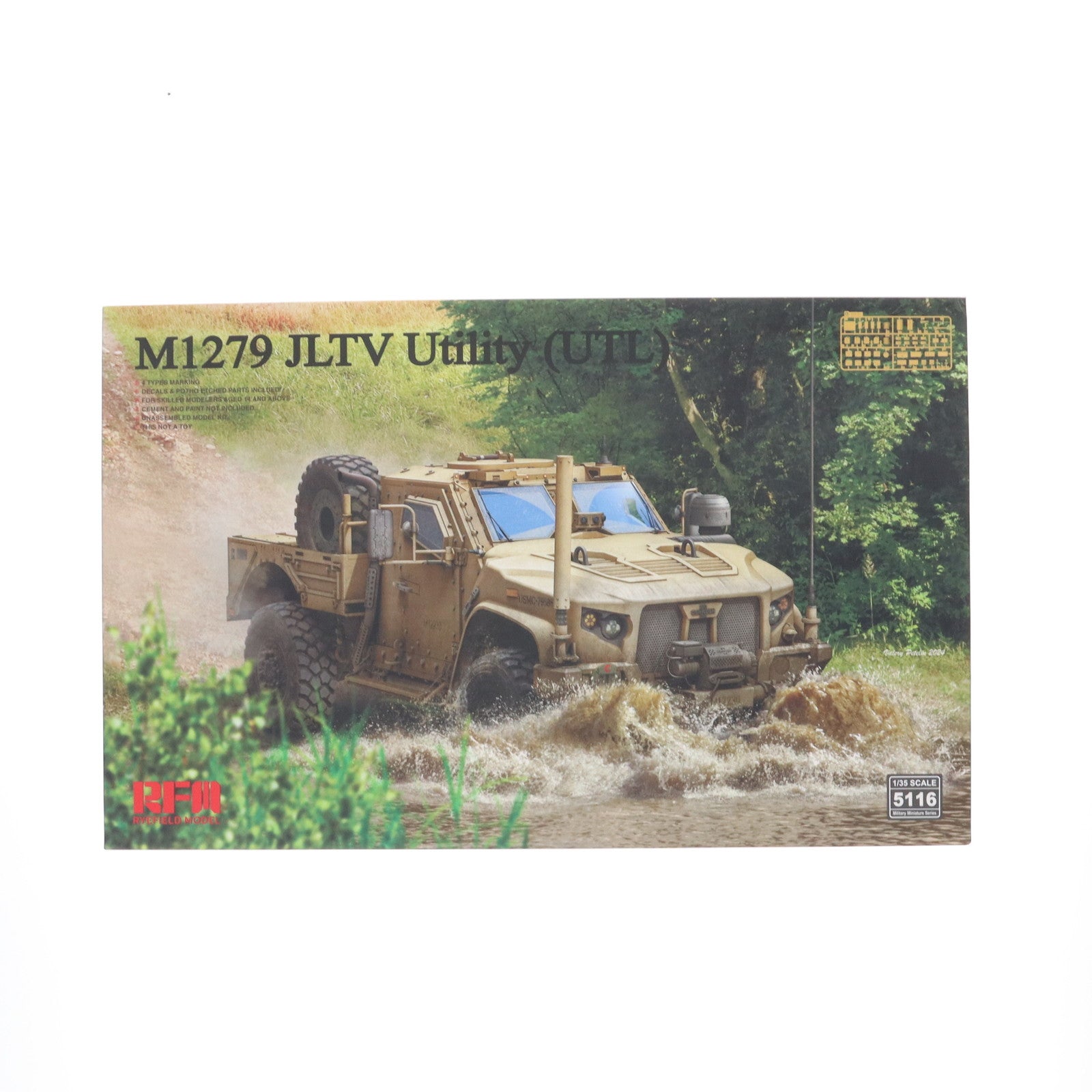 【中古即納】[PTM] 1/35 M1279 JLTV ユーティリティ(UTL) プラモデル(RFM5116) Rye Field Model(ライフィールドモデル)(20240703)