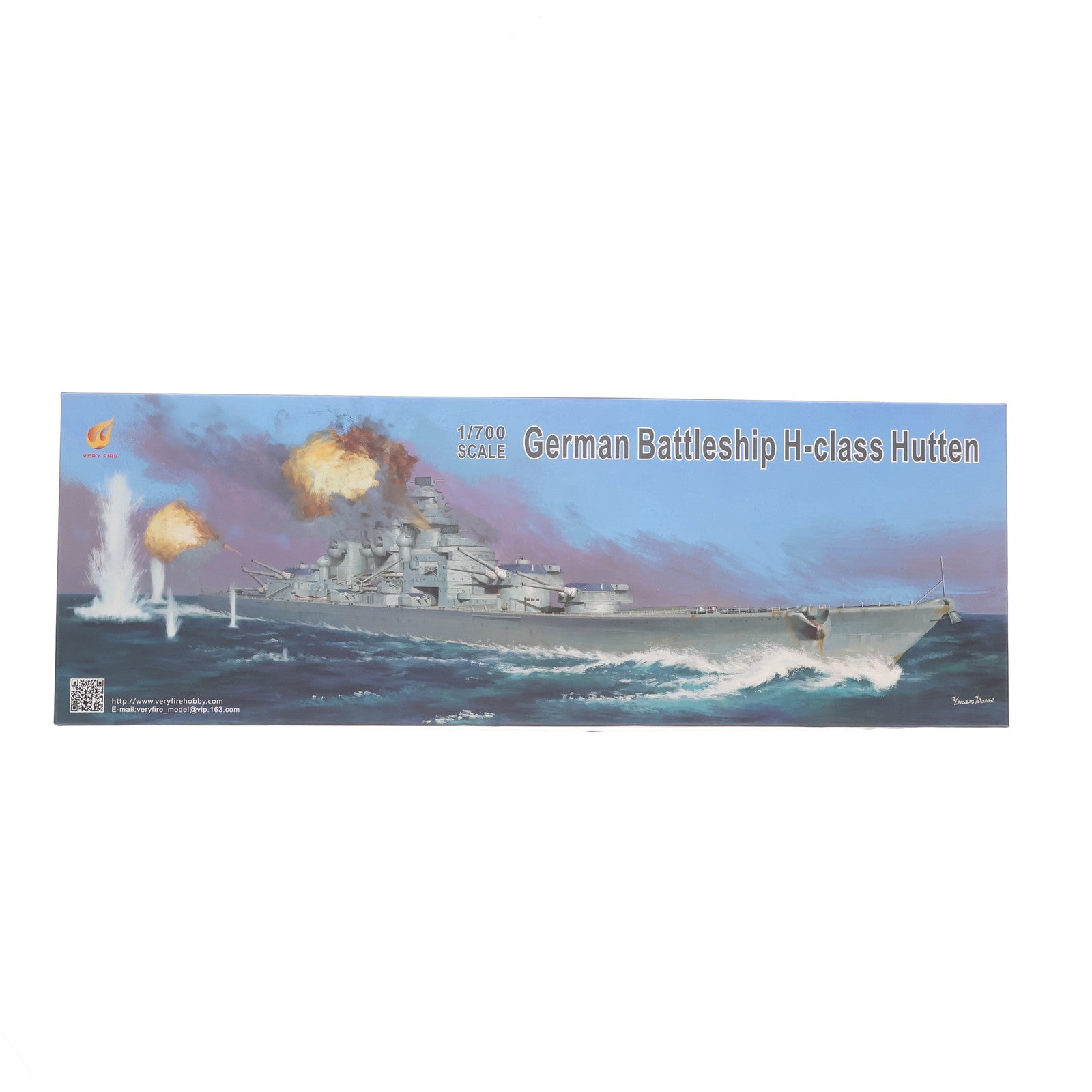【中古即納】[PTM] 1/700 German Battleship H-class Hutten(ドイツ海軍 H級戦艦 フッテン) プラモデル(VFM700903/VF700906) Veryfire Model(ベリーファイア)(20190526)