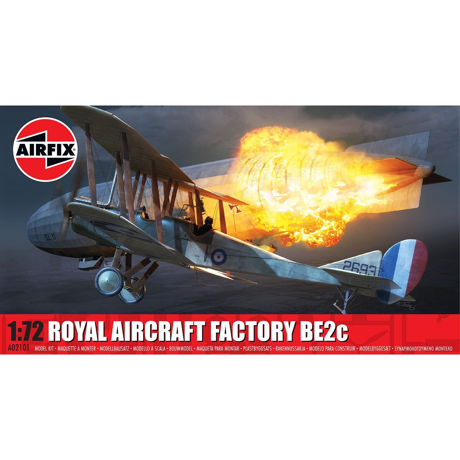 【新品即納】[PTM] (再販) 1/72 ロイヤル・クラフト・ファクトリー BE2c プラモデル(X2101) AIRFIX(エアフィックス)(20251208)