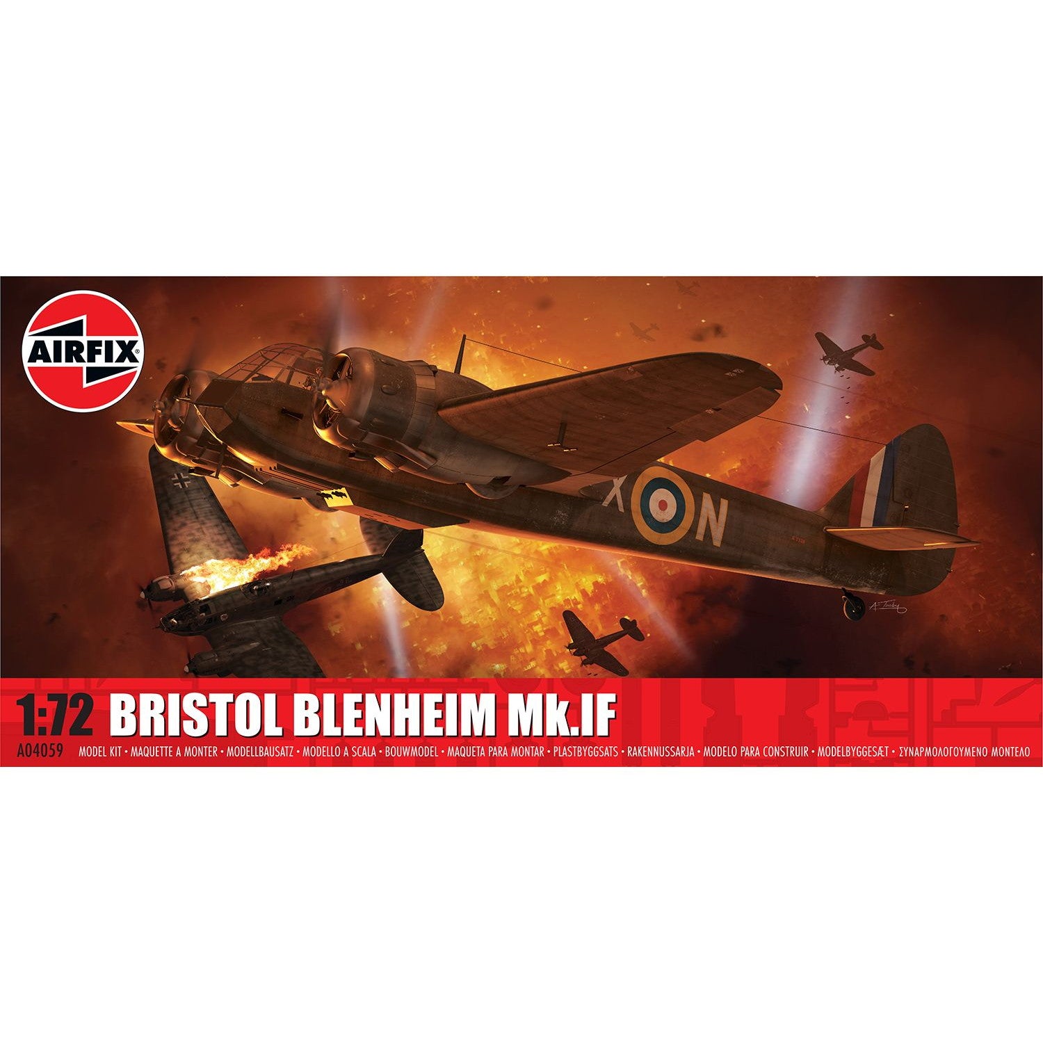 【新品即納】[PTM] (再販) 1/72 ブリストル ブレニム Mk.1F プラモデル(X4059) AIRFIX(エアフィックス)(20251208)