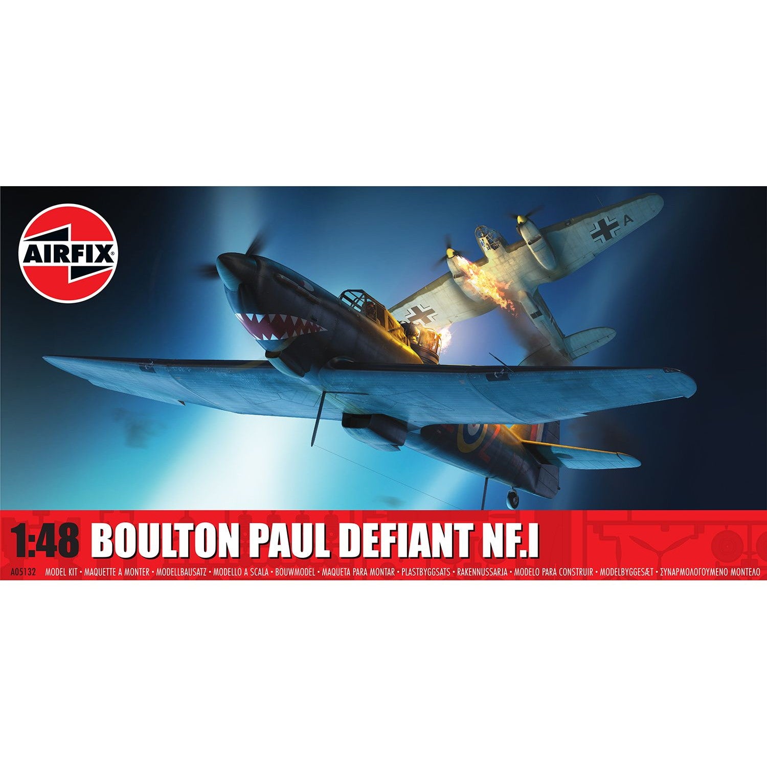 【新品即納】[PTM] (再販) 1/48 ボールトンポール デファイアント NF.1 プラモデル(X5132) AIRFIX(エアフィックス)(20251231)
