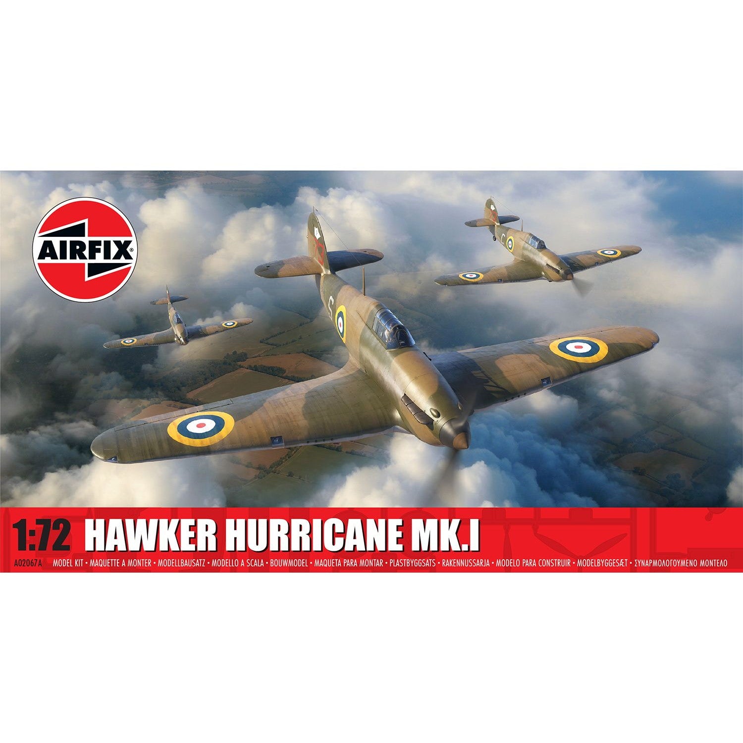 【新品即納】[PTM] 1/72 ホーカー ハリケーン Mk.I プラモデル(X-2067A) AIRFIX(エアフィックス)(20251231)