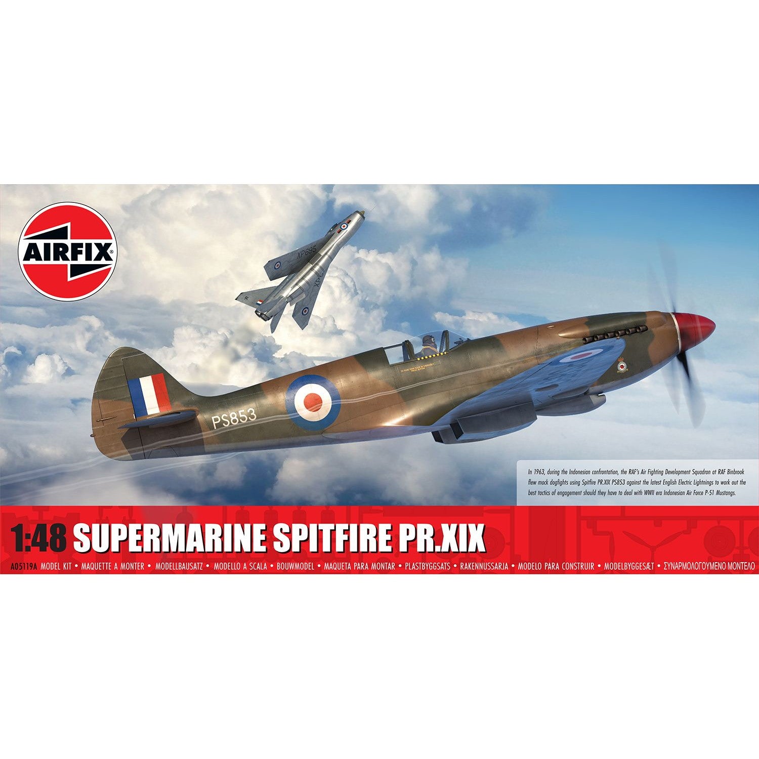 【新品即納】[PTM] 1/48 スーパーマリーン スピットファイア PR.XIX プラモデル(X-5119A) AIRFIX(エアフィックス)(20251231)