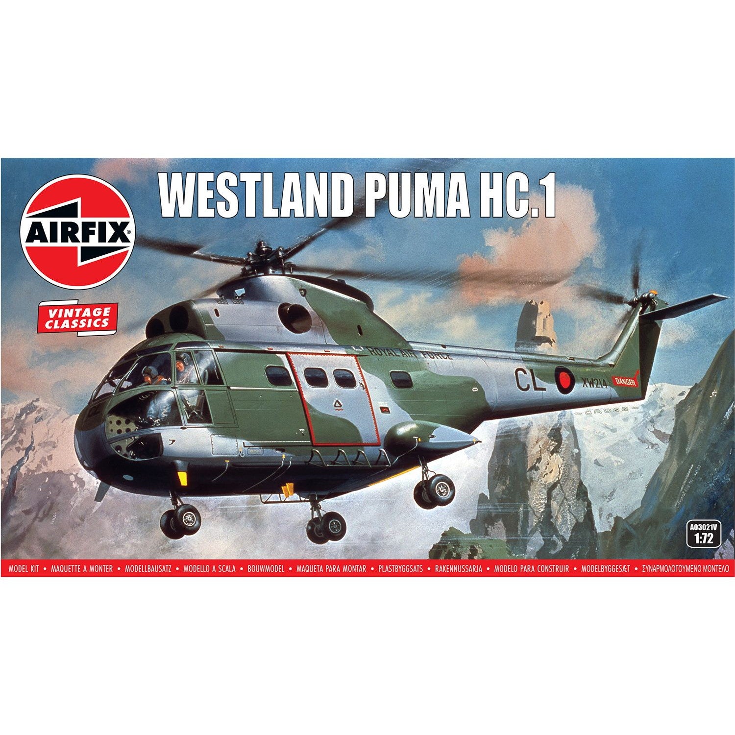 【新品即納】[PTM] (再販) 1/72 ウェストランド ピューマ HC.1 プラモデル(X-3021V) AIRFIX(エアフィックス)(20251231)