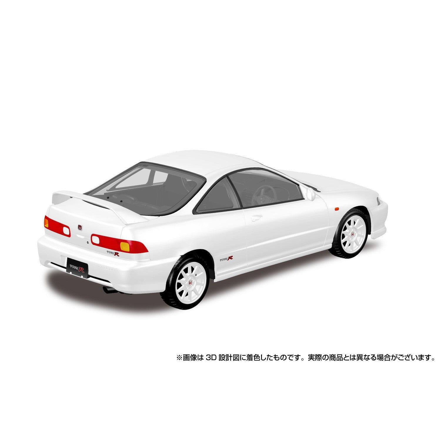 【新品即納】[PTM] 初回生産特典付属 楽プラ スナップキットシリーズ No.22-CW 1/32 ホンダ DC2インテグラ タイプR(チャンピオンシップホワイト) プラモデル(069370) アオシマ(20251215)