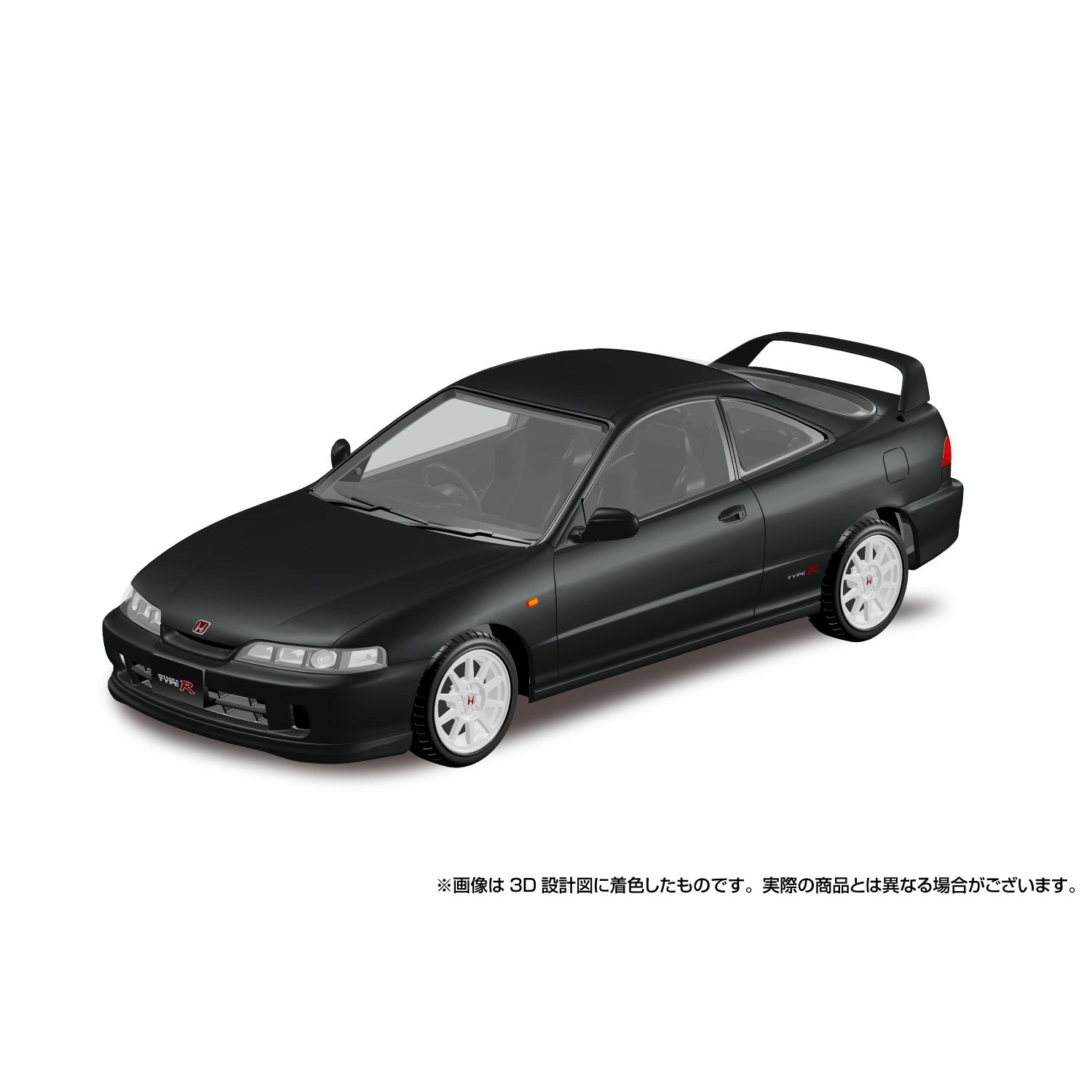 【新品即納】[PTM] 初回生産特典付属 楽プラ スナップキットシリーズ No.22-GB 1/32 ホンダ DC2インテグラ タイプR(グラナダブラックパール) プラモデル(069394) アオシマ(20251215)