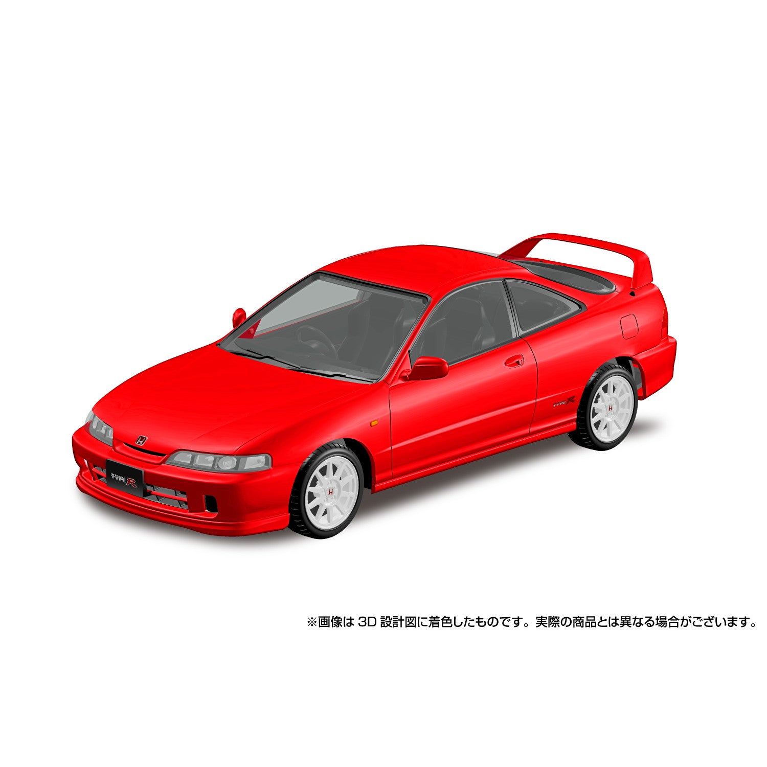 【新品即納】[PTM] 初回生産特典付属 楽プラ スナップキットシリーズ No.22-MR 1/32 ホンダ DC2インテグラ タイプR(ミラノレッド) プラモデル(069417) アオシマ(20251215)