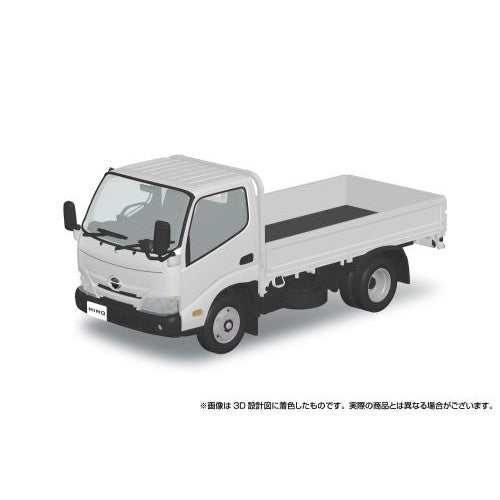 【新品即納】[PTM] 初回生産特典付属 楽プラ スナップキットシリーズ No.23-WE 1/32 日野 デュトロ 平ボデー(ホワイト) プラモデル(067222) アオシマ(20251224)
