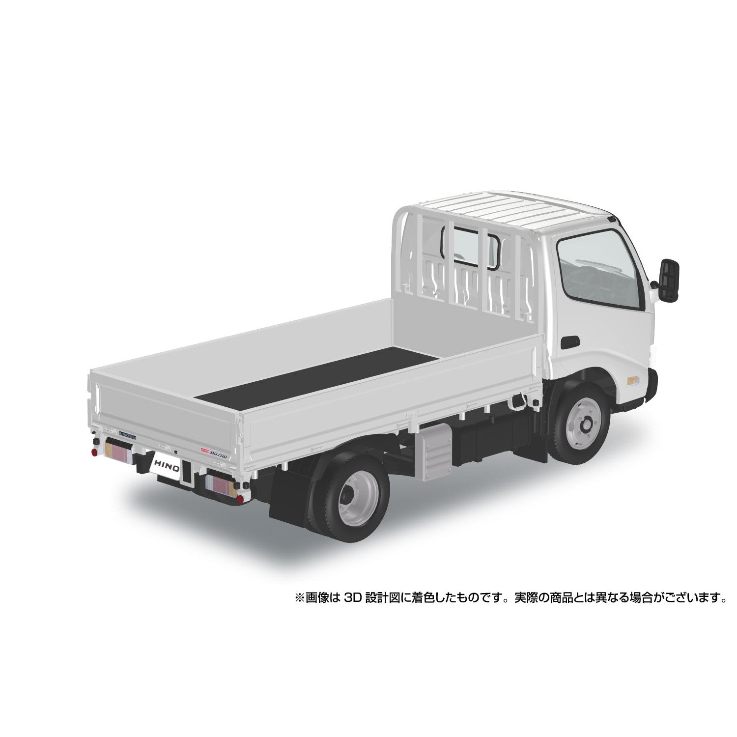 【新品即納】[PTM] 初回生産特典付属 楽プラ スナップキットシリーズ No.23-WE 1/32 日野 デュトロ 平ボデー(ホワイト) プラモデル(067222) アオシマ(20251224)