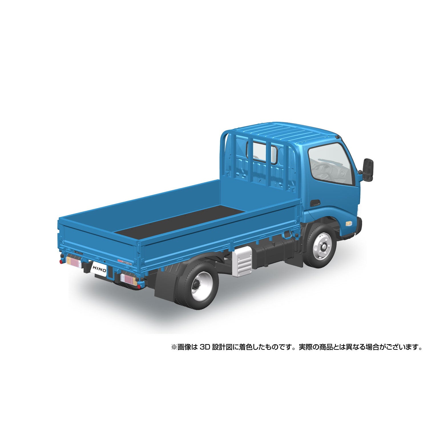 【新品即納】[PTM] 初回生産特典付属 楽プラ スナップキットシリーズ No.23-BE 1/32 日野 デュトロ 平ボデー(ブルー) プラモデル(067239) アオシマ(20251224)