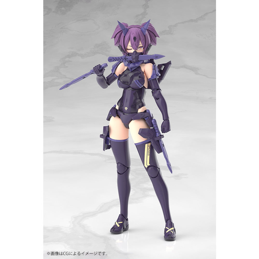 【予約安心出荷】[PTM] メガミデバイス 1/1 朱羅 忍者 枢(あすら にんじゃ かなめ) 影衣(SHADOW EDITION) フルパッケージ プラモデル(KP839) コトブキヤ(2026年1月)