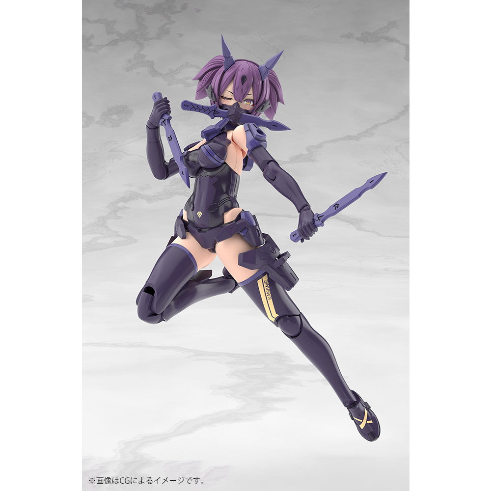 【予約安心出荷】[PTM] メガミデバイス 1/1 朱羅 忍者 枢(あすら にんじゃ かなめ) 影衣(SHADOW EDITION) フルパッケージ プラモデル(KP839) コトブキヤ(2026年1月)
