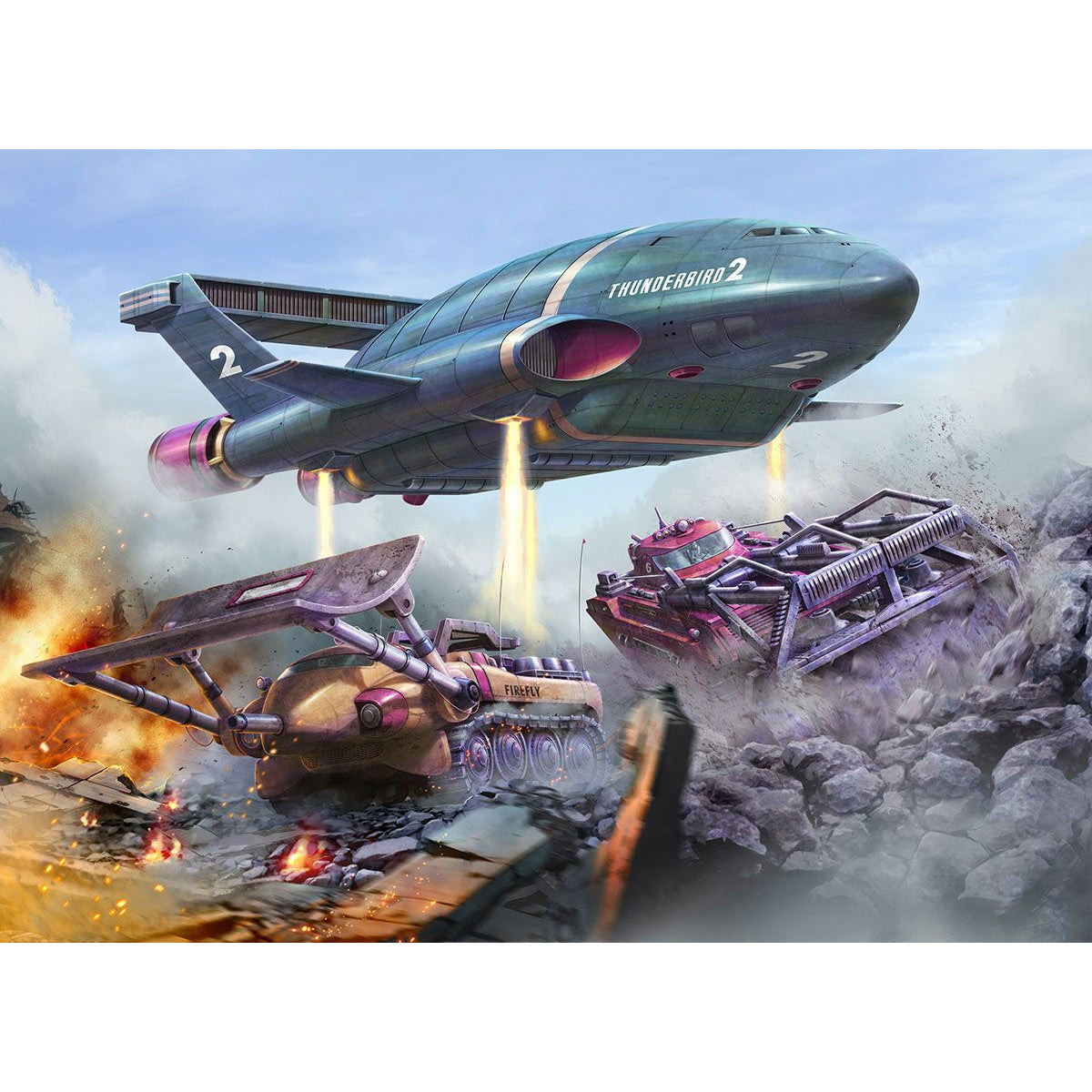 【予約安心出荷】[PTM] 1/144 1/500 サンダーバード メカニックセレクション パート2 プラスチックモデルキット プラモデル(BP019) ベルファイン(2025年11月)