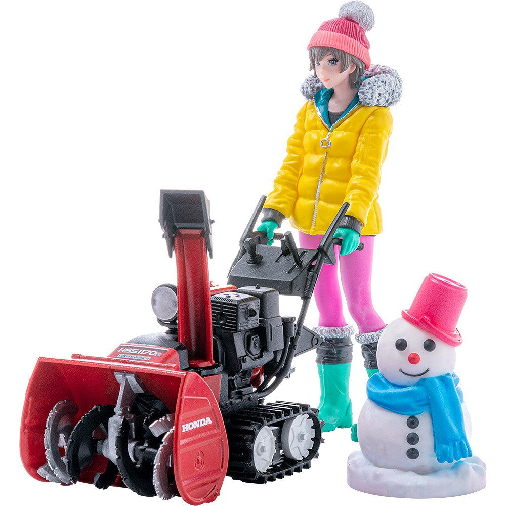 【新品即納】[PTM] (再販) PLAMAX MF-62 minimum factory みのり with ホンダ小型除雪機 HSS1170n(JX) プラモデル マックスファクトリー(20260331)