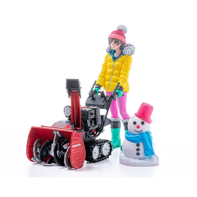 【新品即納】[PTM] (再販) PLAMAX MF-62 minimum factory みのり with ホンダ小型除雪機 HSS1170n(JX) プラモデル マックスファクトリー(20260331)