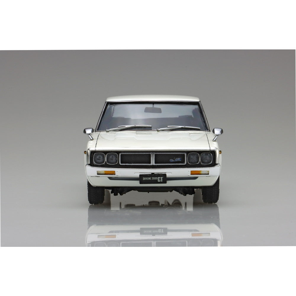 【予約安心出荷】[PTM] (再販) ザ・モデルカー No.47 1/24 ニッサン GC110 スカイライン2000GT '72 プラモデル(202463) アオシマ(2025年12月)
