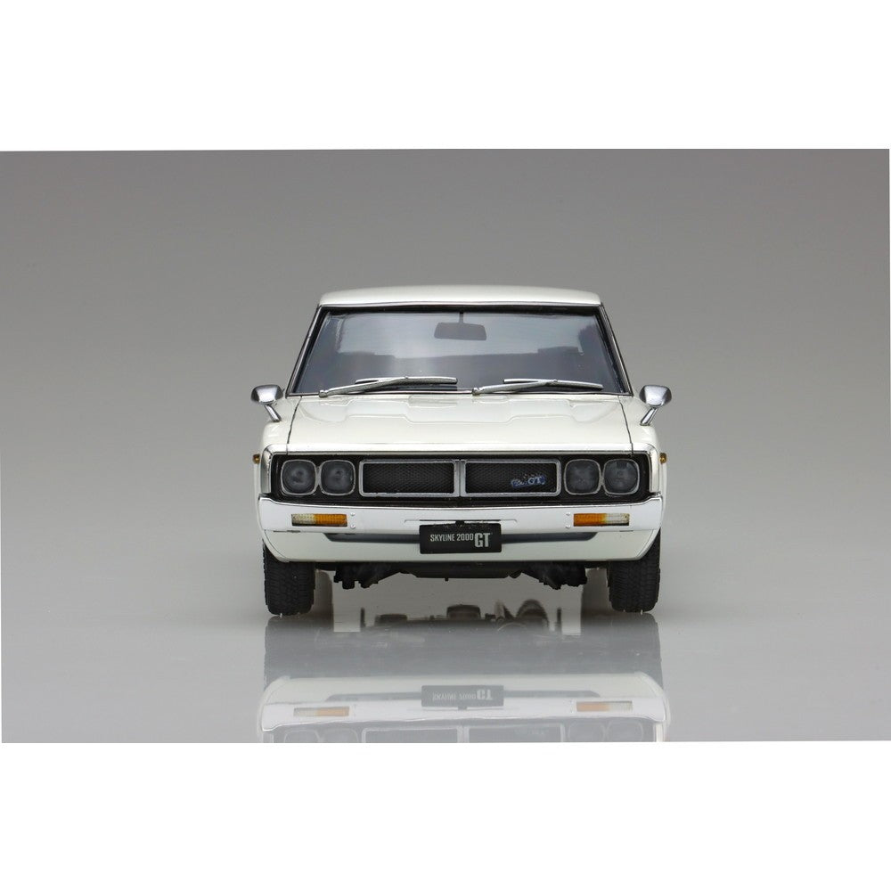 【新品】【お取り寄せ】[PTM] (再販) ザ・モデルカー No.47 1/24 ニッサン GC110 スカイライン2000GT '72 プラモデル(202463) アオシマ(20251208)