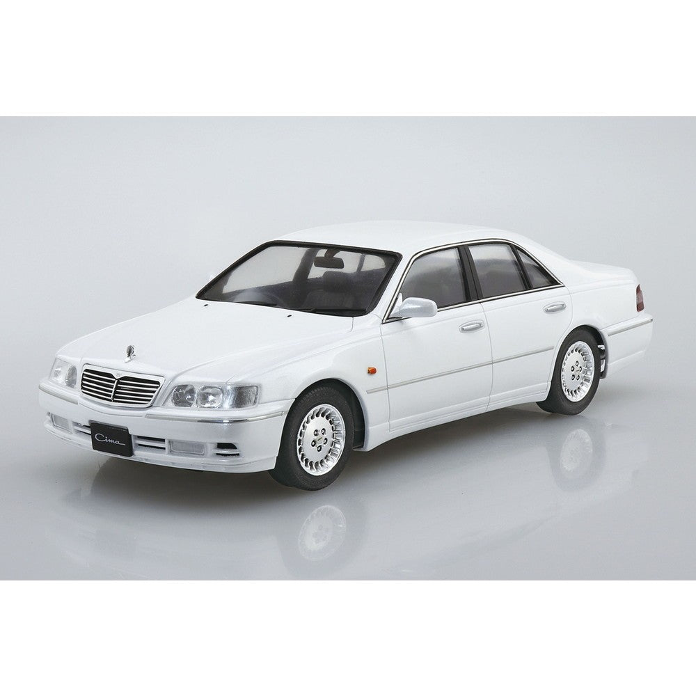 【新品】【お取り寄せ】[PTM] (再販) ザ・モデルカー No.137 1/24 ニッサン Y33 シーマ '96 プラモデル(201374) アオシマ(20251220)